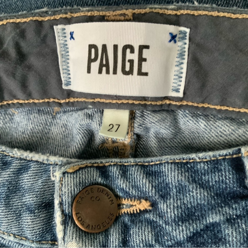 PAIGE Jeans Porter Blue Size 27 - Picture 9 of 13